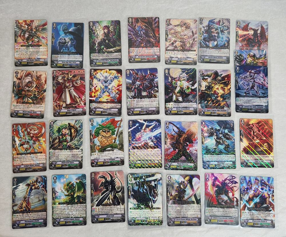Vanguard Cardfight Trading Cards Rare And Double Rare, Promo Lot Of 31 NM